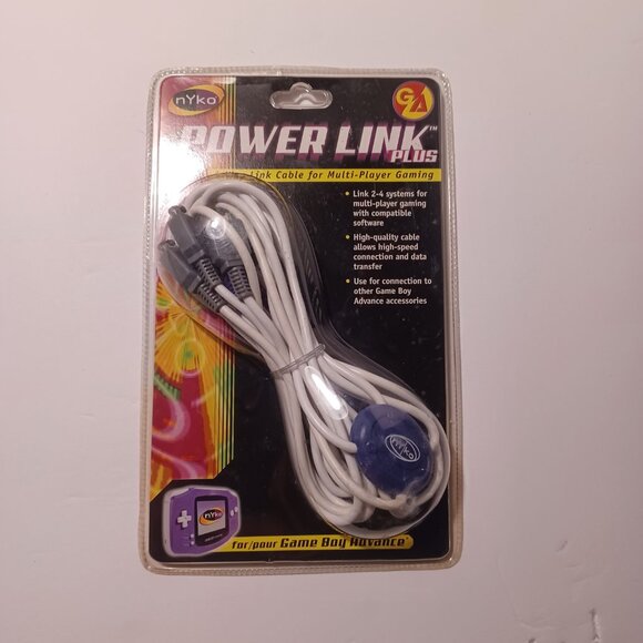 2001 Power Link Plus by Nyko for Game Boy Advance Accessories Brand New/ Sealed - Picture 5 of 6